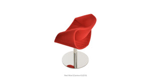 Seminyak Round Swivel Chair - comfortable seating for dining and office spaces | Image 7 | InSTYLE Home & Rugs