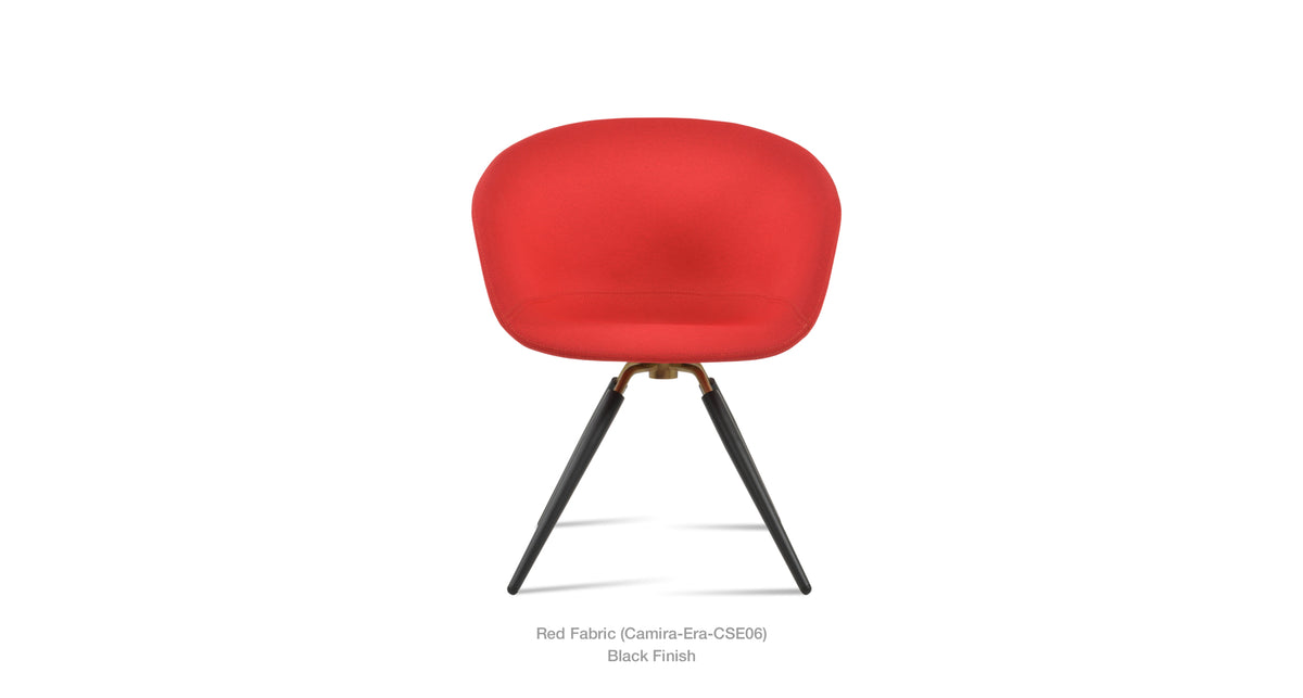 Tribeca Carrot Swivel Chair - durable construction for long-lasting use | Image 2 | InSTYLE Home & Rugs
