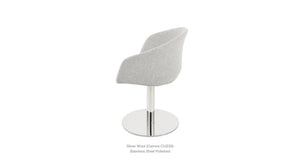 Tribeca Round Chair - comfortable seating for dining and office spaces | Image 8 | InSTYLE Home & Rugs