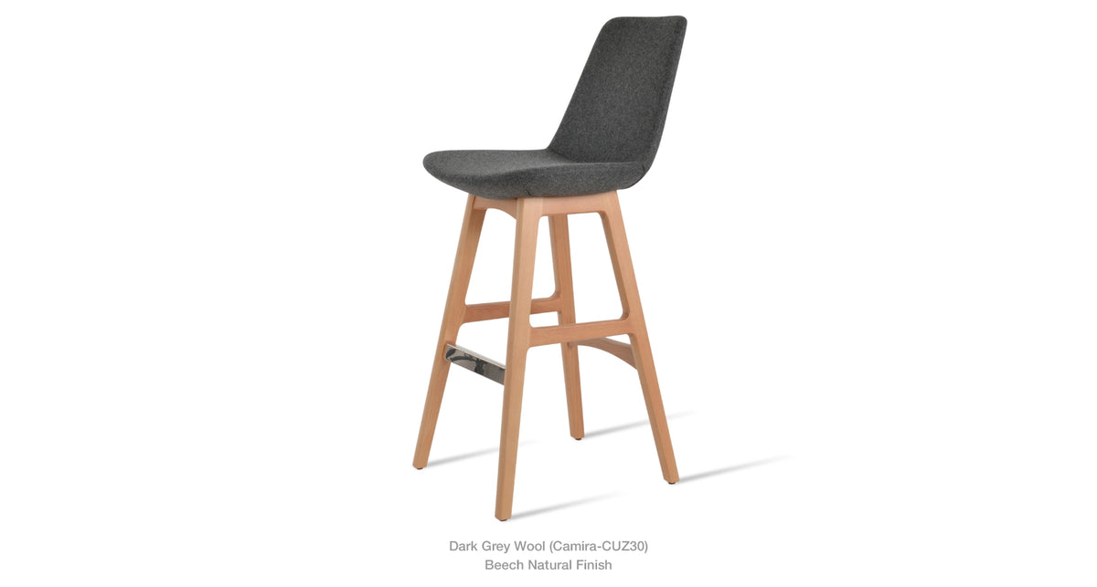 Eiffel PR Wood Stools - compact and stylish design | Image 2 | InSTYLE Home & Rugs