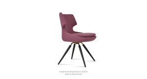 Patara Carrot Swivel Chair - durable construction for long-lasting use | Image 6 | InSTYLE Home & Rugs