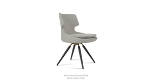Patara Carrot Swivel Chair - durable construction for long-lasting use | Image 4 | InSTYLE Home & Rugs
