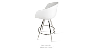 Tribeca Max Swivel Stool - compact and stylish design | Image 15 | InSTYLE Home & Rugs