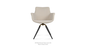 Bottega Carrot Swivel Chair - durable construction for long-lasting use | Image 6 | InSTYLE Home & Rugs