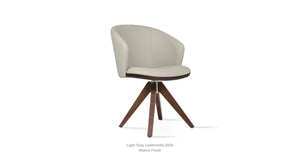 Athena Pyramid Swivel Chair - durable construction for long-lasting use | Image 11 | InSTYLE Home & Rugs