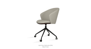 Athena Spider Swivel Chair - comfortable seating for dining and office spaces | Image 19 | InSTYLE Home & Rugs