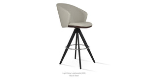 Athena Pyramid MW Swivel Stools - available in various heights | Image 4 | InSTYLE Home & Rugs