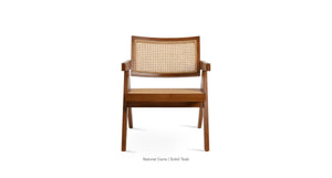 Pierre J Arm Teak Full Wicker Lounge - | Image 1 | InSTYLE Home & Rugs