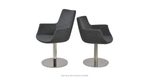 Bottega Round Swivel HB Chair - durable construction for long-lasting use | Image 16 | InSTYLE Home & Rugs