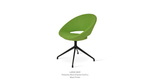 Crescent Spider Swivel Chair - comfortable seating for dining and office spaces | Image 14 | InSTYLE Home & Rugs