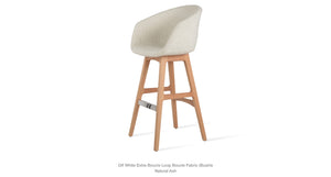 Tribeca PR Wood Stool - perfect for small spaces | Image 24 | InSTYLE Home & Rugs