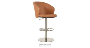 Athena Piston Stool - compact and stylish design | Image 7 | InSTYLE Home & Rugs