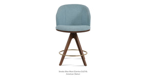 Athena Pyramid Swivel Stools - available in various heights | Image 7 | InSTYLE Home & Rugs