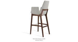 Eiffel Arm HB Wood Stools - compact and stylish design | Image 4 | InSTYLE Home & Rugs