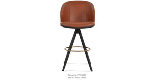 Athena Pyramid MW Swivel Stools - available in various heights | Image 12 | InSTYLE Home & Rugs