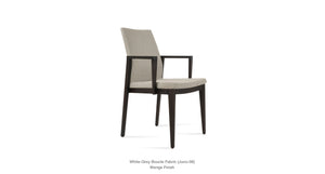 Pasha Wood Armchair - upholstered armchair with padded comfort | Image 40 | InSTYLE Home & Rugs