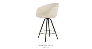 Tribeca Max Swivel Stool - compact and stylish design | Image 24 | InSTYLE Home & Rugs