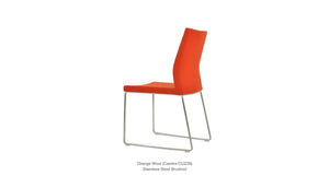 Pasha Sled Chair - elegant seating for dining areas | Image 89 | InSTYLE Home & Rugs