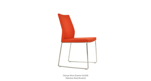 Pasha Sled Chair - elegant seating for dining areas | Image 87 | InSTYLE Home & Rugs
