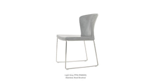 Capri Sled Chair - elegant seating for dining areas | Image 13 | InSTYLE Home & Rugs