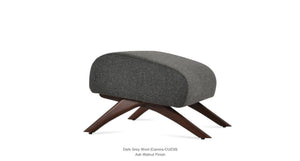 Barcelona X Wood Ottoman - comfortable ottoman for any room | Image 6 | InSTYLE Home & Rugs