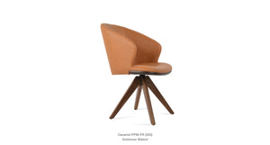 Athena Pyramid Swivel Chair - durable construction for long-lasting use | Image 9 | InSTYLE Home & Rugs