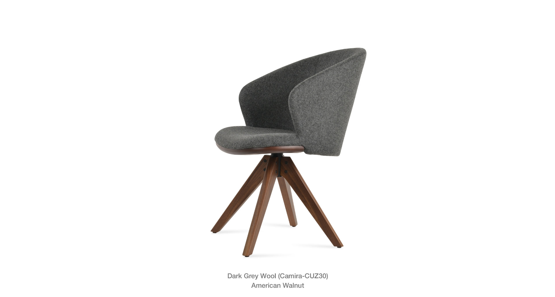 Athena Pyramid Swivel Chair - durable construction for long-lasting use | Image 18 | InSTYLE Home & Rugs