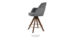Marash Arm Pyramid Swivel Stool - compact and stylish design | Image 14 | InSTYLE Home & Rugs