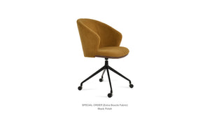 Athena Spider Swivel Chair - comfortable seating for dining and office spaces | Image 25 | InSTYLE Home & Rugs