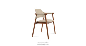 Genoa Wood Armchair - modern accent armchair for stylish interiors | Image 8 | InSTYLE Home & Rugs