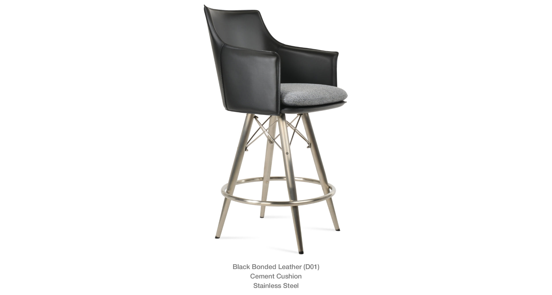 Briancon MW Stool - compact and stylish design | Image 1 | InSTYLE Home & Rugs