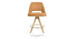 Marash Pyramid Swivel Stool - perfect for small spaces | Image 4 | InSTYLE Home & Rugs