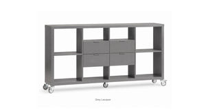 Malta Bookcase W Drawers - versatile drawer unit for office, bedroom, or living space | Image 1 | InSTYLE Home & Rugs