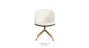 Athena Spider Swivel Chair - comfortable seating for dining and office spaces | Image 1 | InSTYLE Home & Rugs
