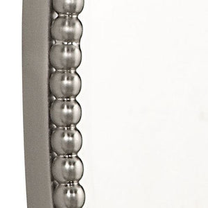 Sherise Oval Mirror, Nickel - elegant mirror for adding style and light to any room | Image 3 | InSTYLE Home & Rugs