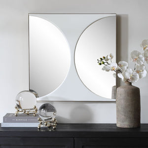 New Moon Mirrored Wall Decor - transform your walls with stylish wall decor | Image 1 | InSTYLE Home & Rugs