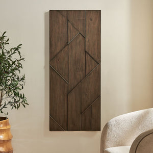 Hanoi Wood Wall Panel - find the perfect pieces to complement your interior design | Image 1 | InSTYLE Home & Rugs