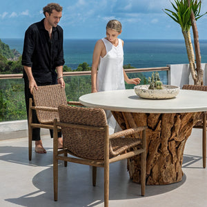 Stonewood Indoor-Outdoor Dining Table, 2 Cartons - elegant table for dining rooms | Image 3 | InSTYLE Home & Rugs