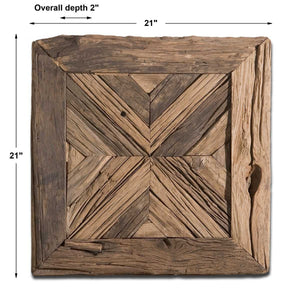 Rennick Wood Wall Square - find the perfect pieces to complement your interior design | Image 3 | InSTYLE Home & Rugs
