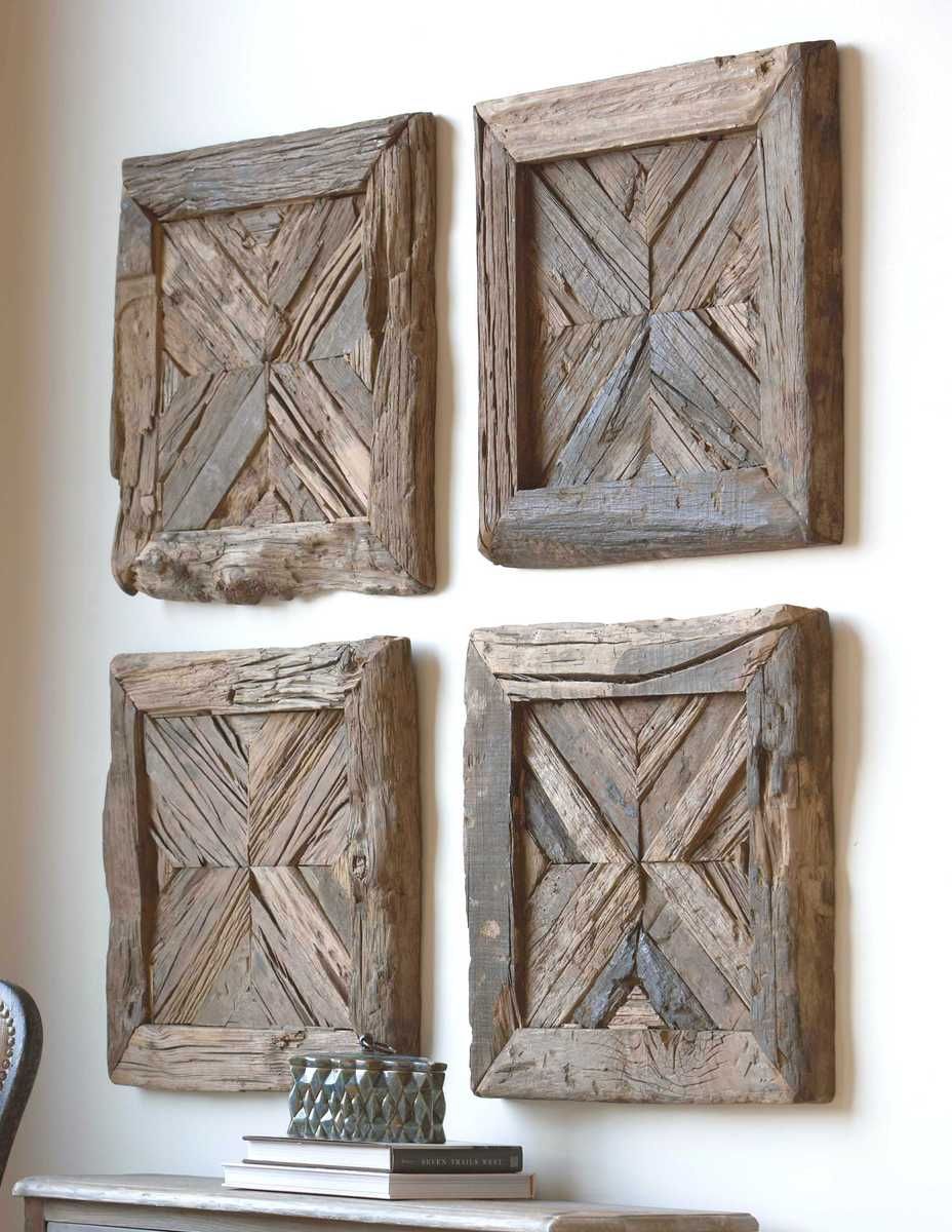Rennick Wood Wall Square - find the perfect pieces to complement your interior design | Image 1 | InSTYLE Home & Rugs