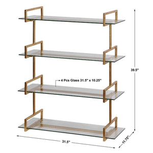 Auley Wall Shelf - transform your walls with stylish wall decor | Image 3 | InSTYLE Home & Rugs