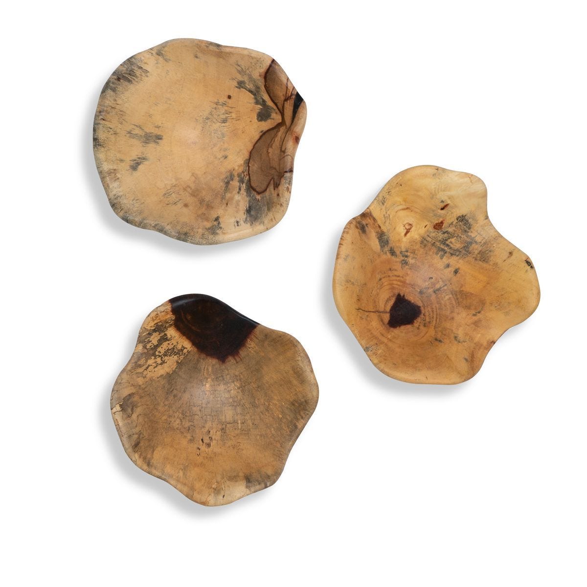Tamarine Wood Wall Decor, S/3 - from framed art to mirrors, create a focal point in any room | Image 2 | InSTYLE Home & Rugs
