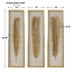 Palma Shadow Boxes, S/3 - transform your walls with stylish wall decor | Image 7 | InSTYLE Home & Rugs