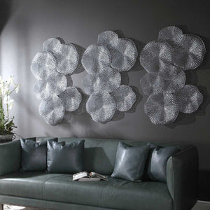 Ripley Metal Wall Decor, Pewter - find the perfect pieces to complement your interior design | Image 1 | InSTYLE Home & Rugs