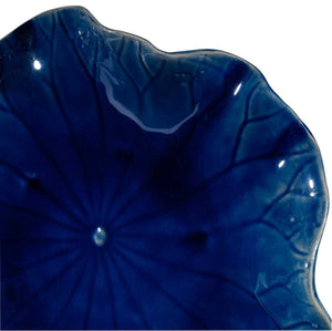 Abella Ceramic Indoor-Outdoor Wall Decor, Cobalt, S/3 - transform your walls with stylish wall decor | Image 3 | InSTYLE Home & Rugs