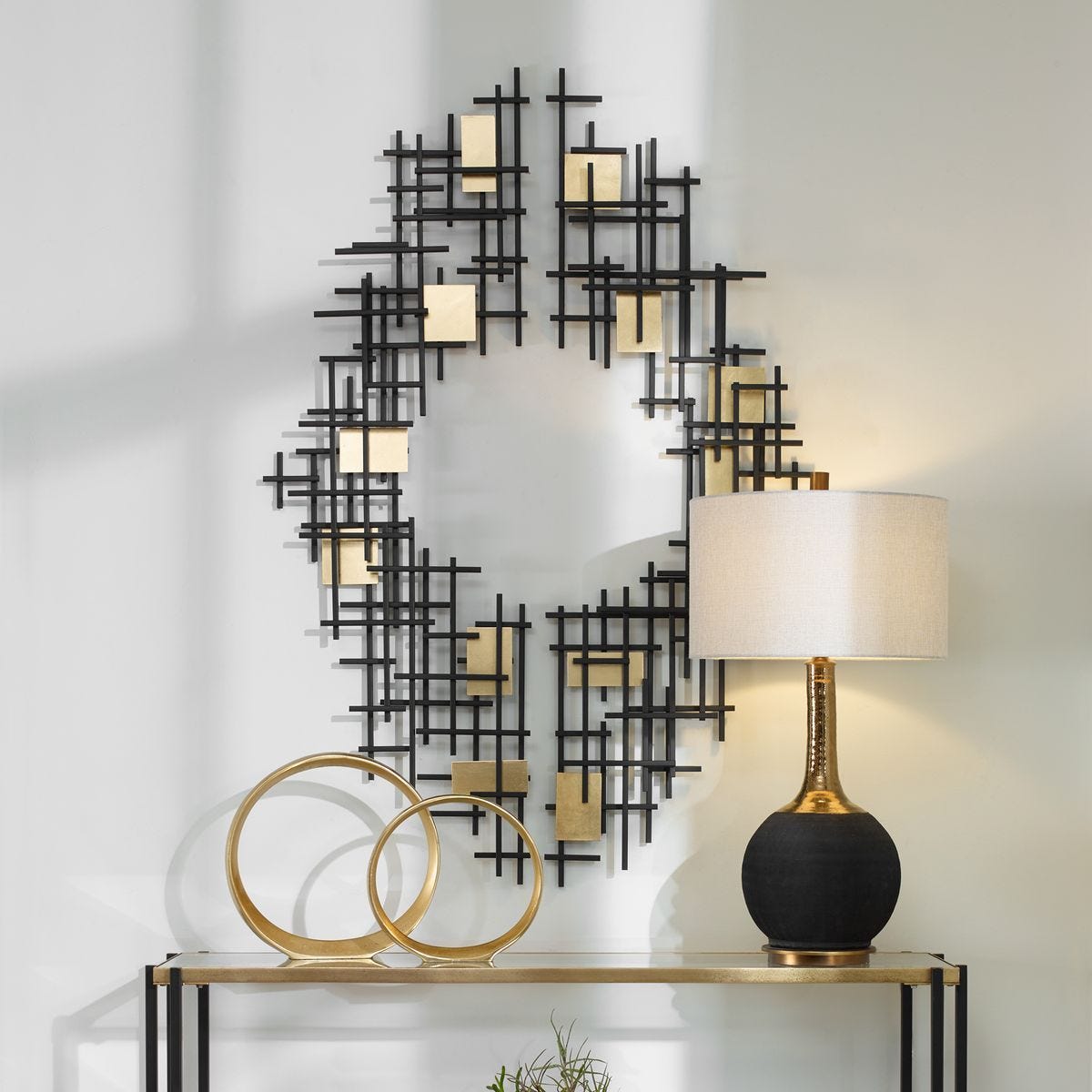 Reflection Metal Wall Decor, S/2 - from framed art to mirrors, create a focal point in any room | Image 1 | InSTYLE Home & Rugs