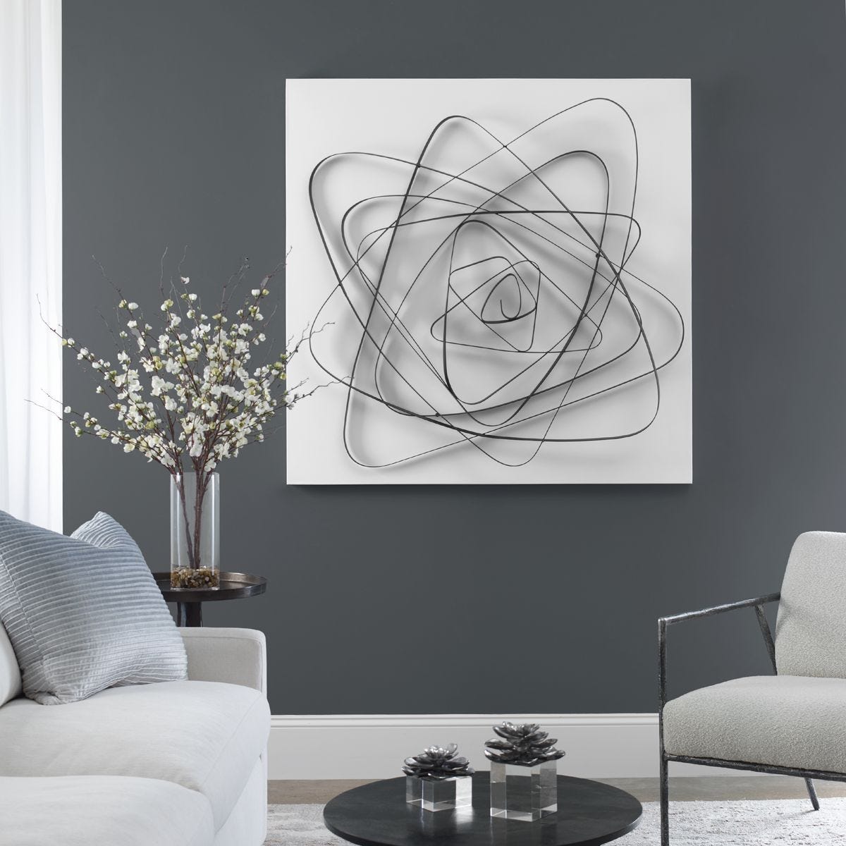 Nucleus Metal Wall Decor - transform your walls with stylish wall decor | Image 1 | InSTYLE Home & Rugs