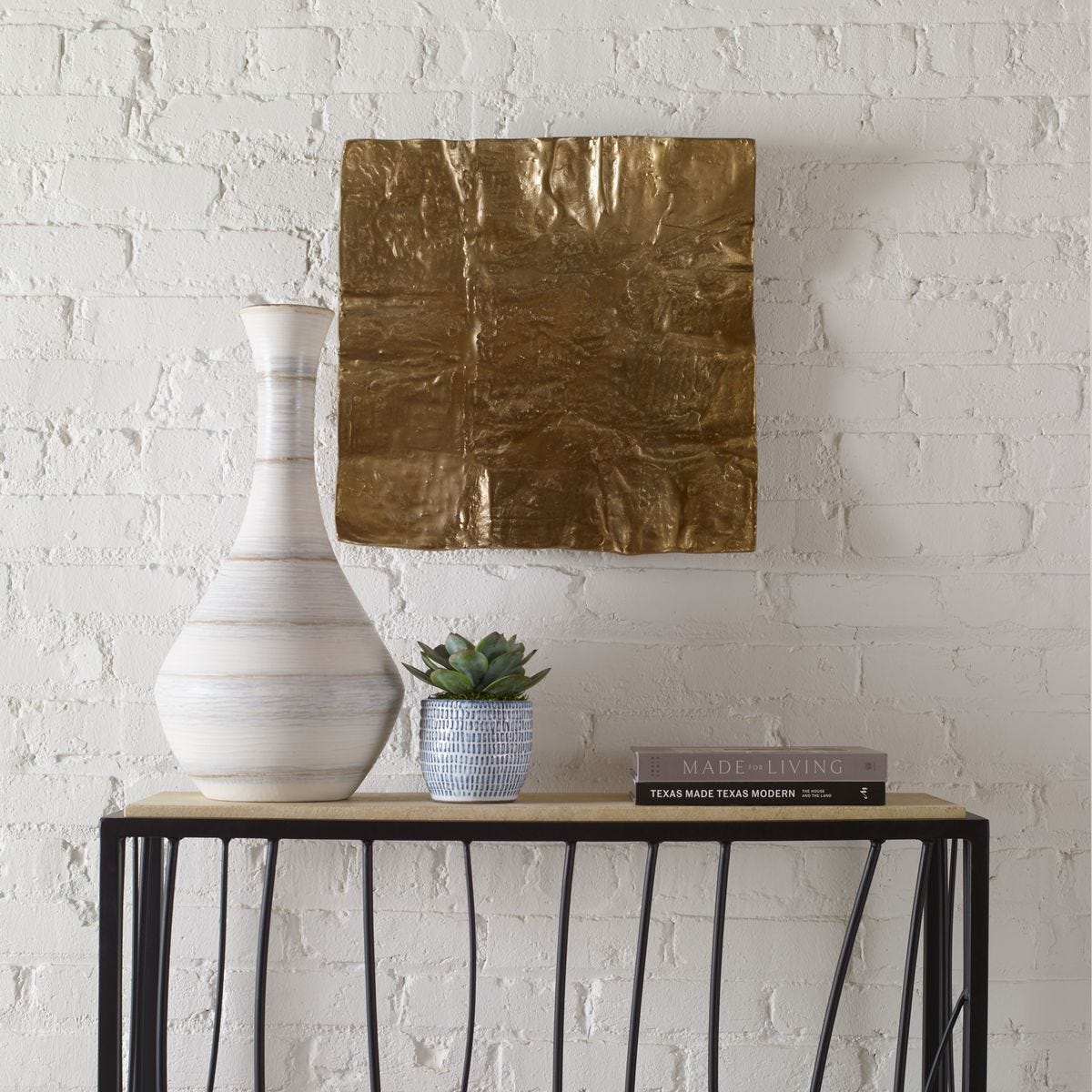 Archive Metal Wall Decor, Brass - transform your walls with stylish wall decor | Image 1 | InSTYLE Home & Rugs