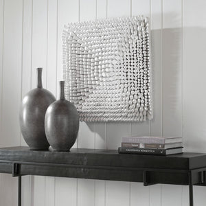 Portside Wood Wall Panel, White - from framed art to mirrors, create a focal point in any room | Image 6 | InSTYLE Home & Rugs