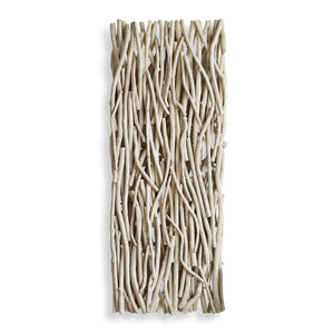 Gathered Teak Wood Wall Decor, Bleached - from framed art to mirrors, create a focal point in any room | Image 2 | InSTYLE Home & Rugs